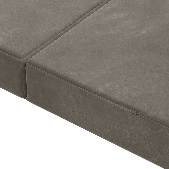 Canapea Pat Pliabilă 80 x 67 x 45 cm Gri deschis - WALTI WALTI