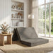 Canapea Pat Pliabilă 90 x 67 x 45 cm Gri deschis - WALTI WALTI