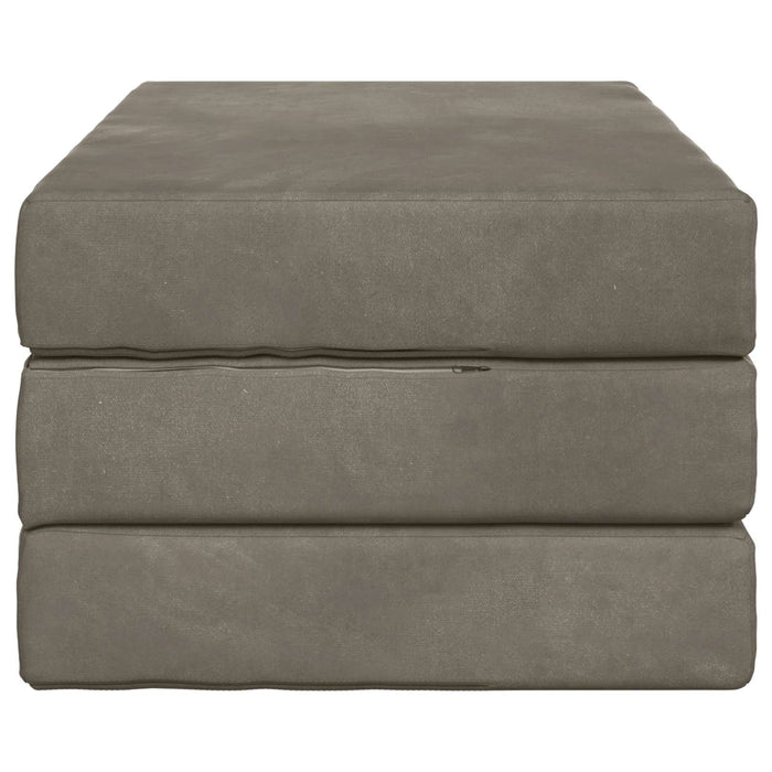 Canapea Pat Pliabilă 80 x 67 x 45 cm Gri deschis - WALTI WALTI