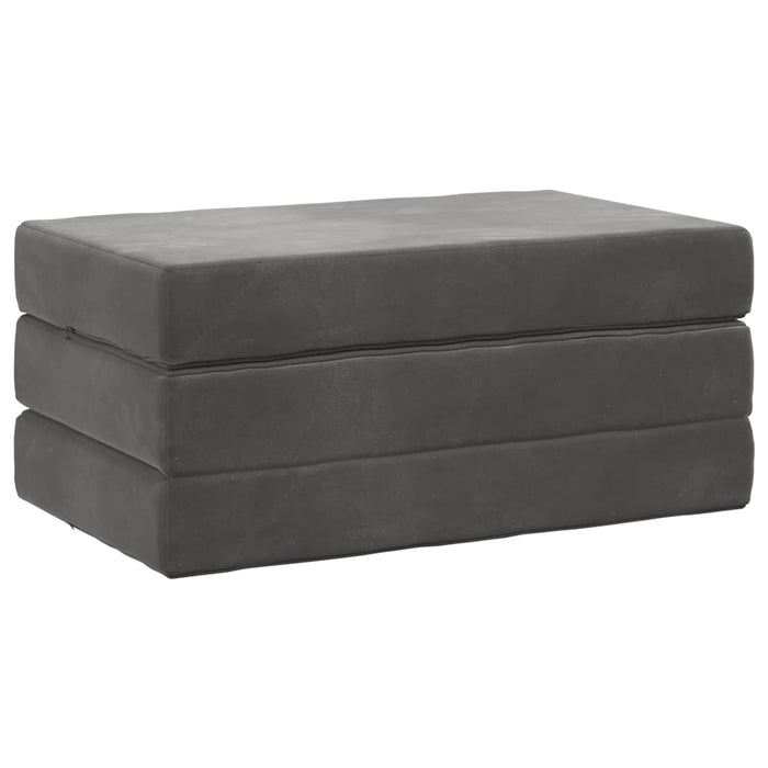Canapea Pat Pliabilă 80 x 67 x 45 cm Gri închis - WALTI WALTI