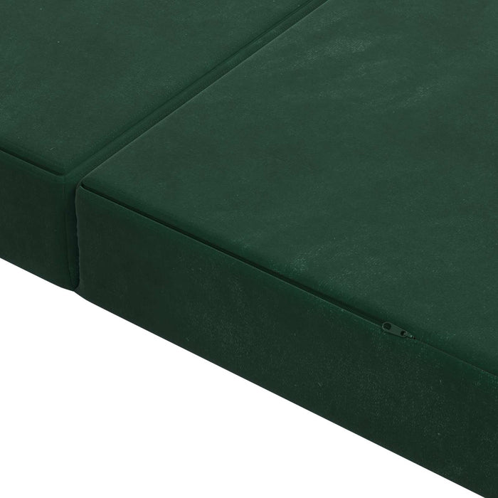 Canapea Pat Pliabilă 80 x 67 x 45 cm Verde închis - WALTI WALTI