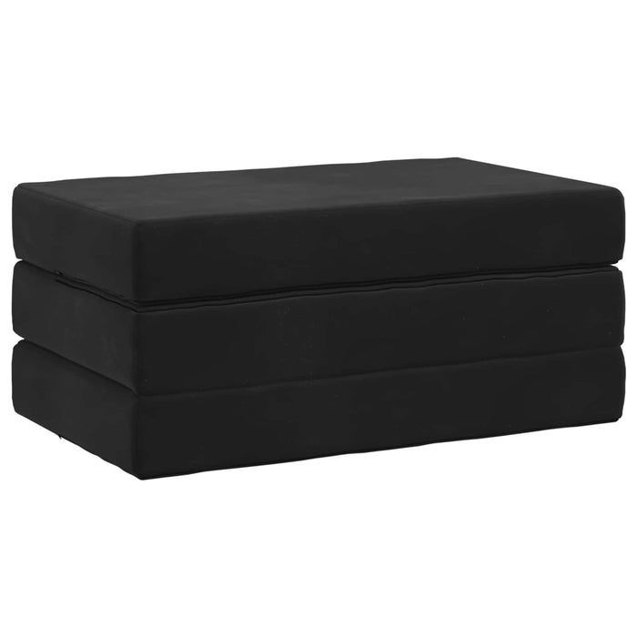 Canapea Pat Pliabilă 80 x 67 x 45 cm Negru - WALTI WALTI