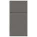 Canapea Pat Pliabilă 100 x 67 x 45 cm Gri deschis - WALTI WALTI
