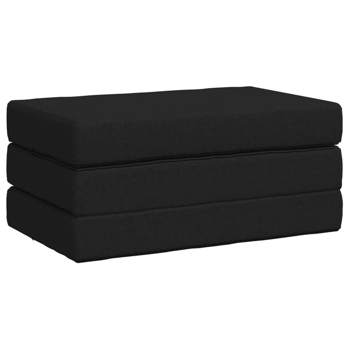 Canapea Pat Pliabilă 100 x 67 x 45 cm Negru - WALTI WALTI