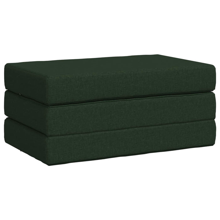 Canapea Pat Pliabilă 100 x 67 x 45 cm Verde închis - WALTI WALTI