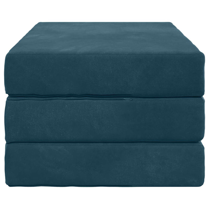 Canapea Pat Pliabilă 100 x 67 x 45 cm albastru - WALTI WALTI