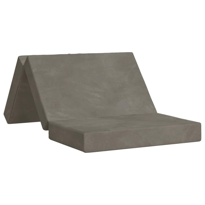 Canapea Pat Pliabilă 100 x 67 x 45 cm Gri deschis - WALTI WALTI