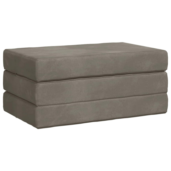 Canapea Pat Pliabilă 100 x 67 x 45 cm Gri deschis - WALTI WALTI