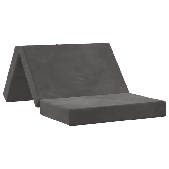 Canapea Pat Pliabilă 100 x 67 x 45 cm Gri închis - WALTI WALTI