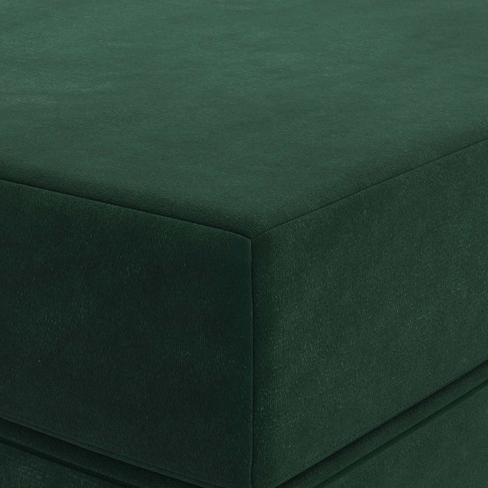 Canapea Pat Pliabilă 100 x 67 x 45 cm Verde închis - WALTI WALTI