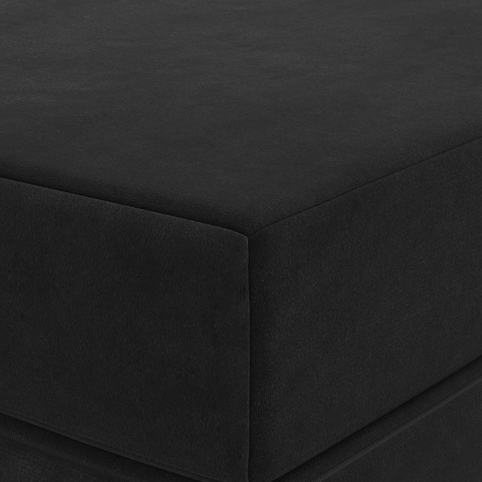 Canapea Pat Pliabilă 100 x 67 x 45 cm Negru - WALTI WALTI