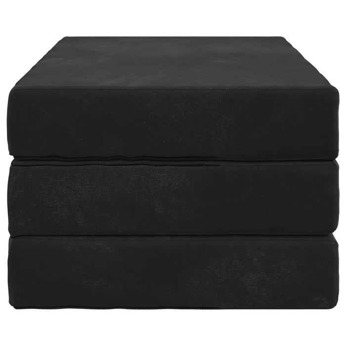Canapea Pat Pliabilă 100 x 67 x 45 cm Negru - WALTI WALTI