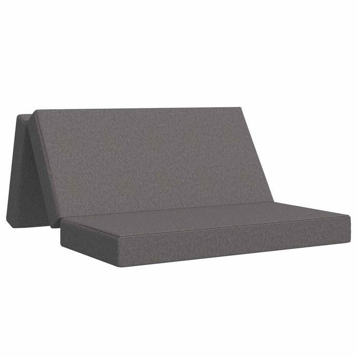 Canapea Pat Pliabilă 120 x 67 x 45 cm Gri deschis - WALTI WALTI