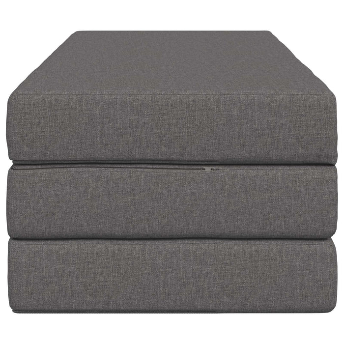 Canapea Pat Pliabilă 120 x 67 x 45 cm Gri deschis - WALTI WALTI