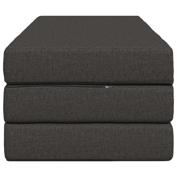 Canapea Pat Pliabilă 120 x 67 x 45 cm Gri închis - WALTI WALTI