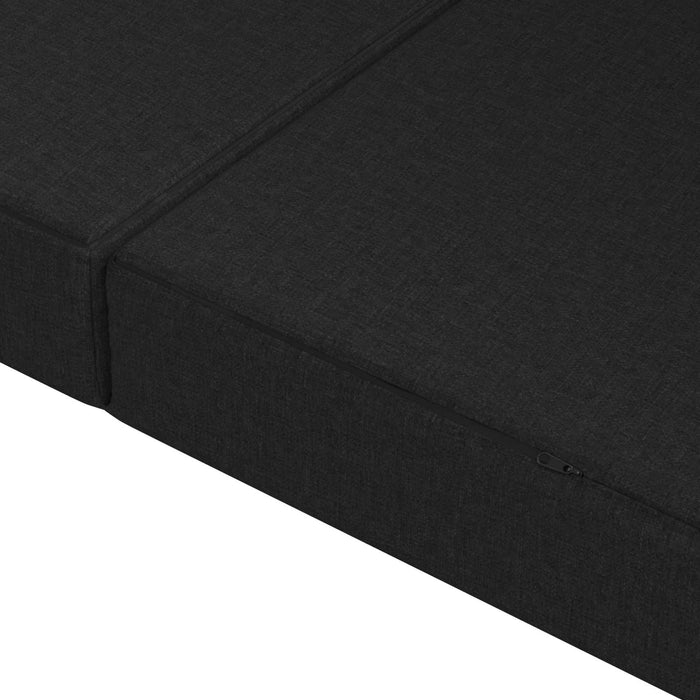 Canapea Pat Pliabilă 120 x 67 x 45 cm Negru - WALTI WALTI