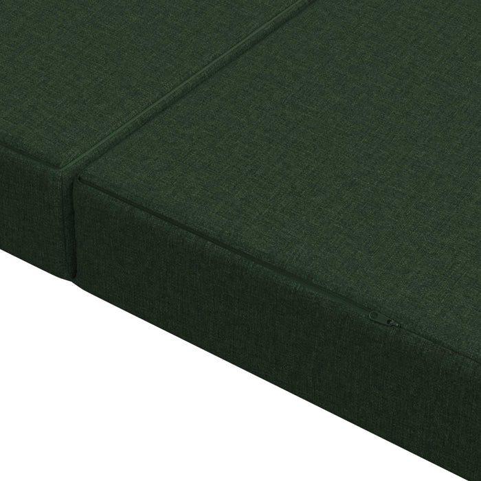 Canapea Pat Pliabilă 120 x 67 x 45 cm Verde închis - WALTI WALTI