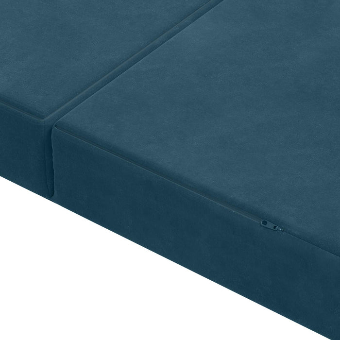 Canapea Pat Pliabilă 120 x 67 x 45 cm albastru - WALTI WALTI