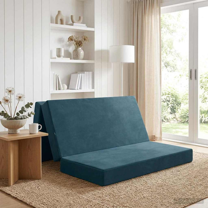 Canapea Pat Pliabilă 160 x 67 x 45 cm albastru - WALTI WALTI