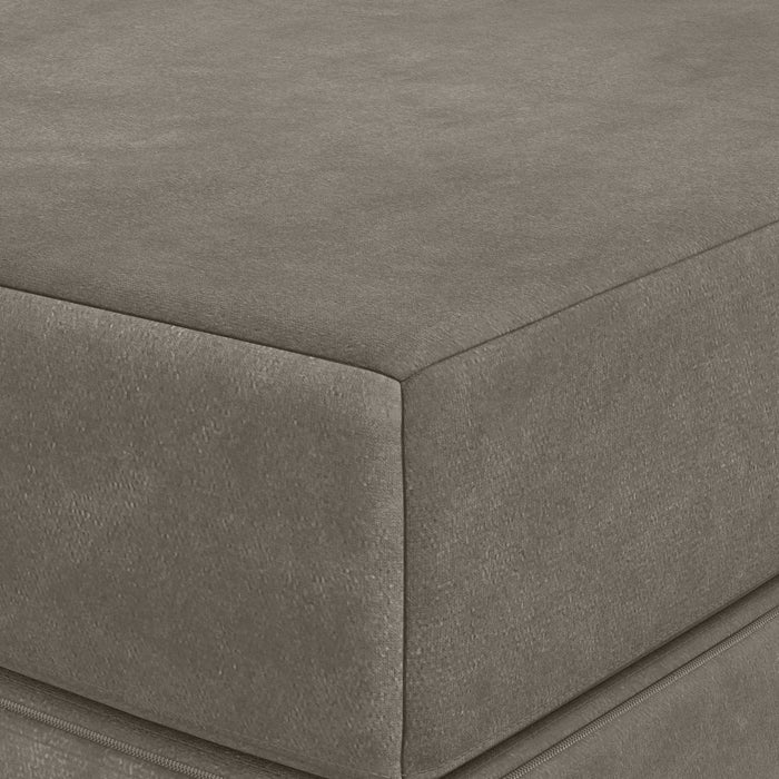 Canapea Pat Pliabilă 120 x 67 x 45 cm Gri deschis - WALTI WALTI