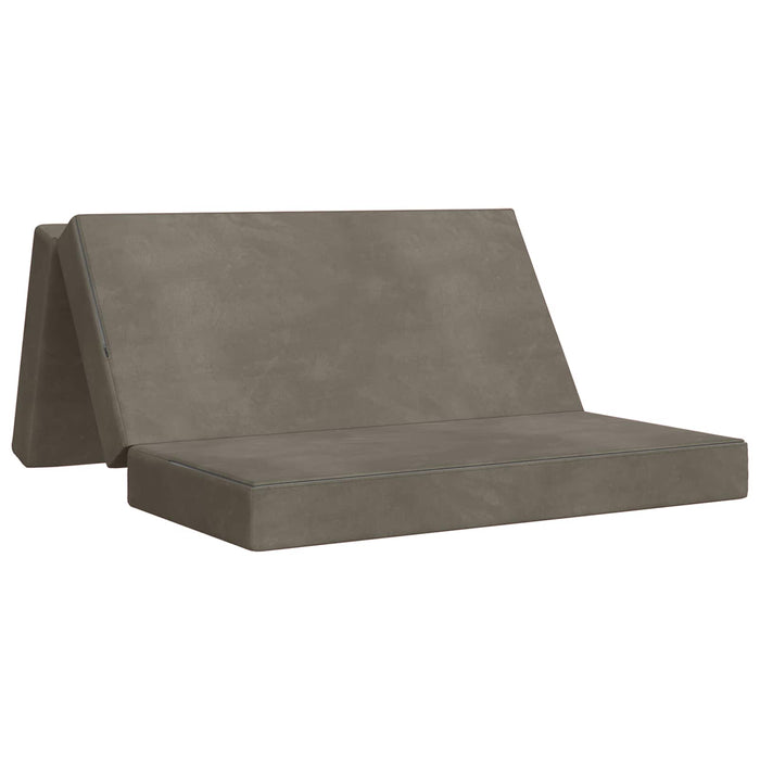 Canapea Pat Pliabilă 120 x 67 x 45 cm Gri deschis - WALTI WALTI