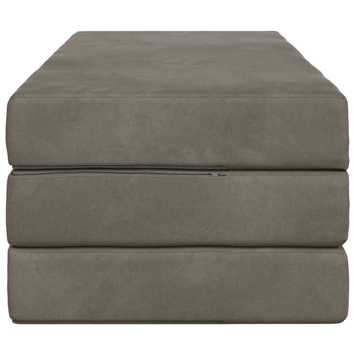 Canapea Pat Pliabilă 120 x 67 x 45 cm Gri deschis - WALTI WALTI