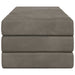 Canapea Pat Pliabilă 120 x 67 x 45 cm Gri deschis - WALTI WALTI