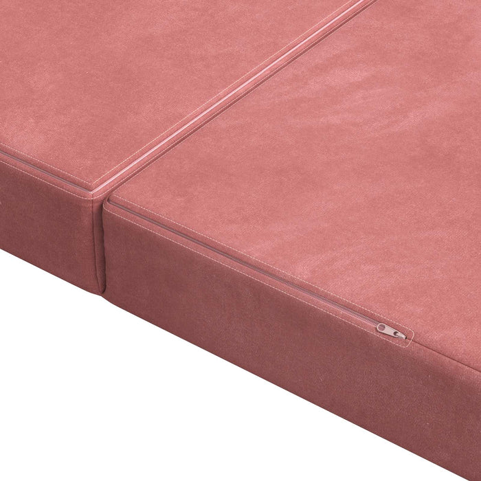 Canapea Pat Pliabilă 120 x 67 x 45 cm Roz - WALTI WALTI