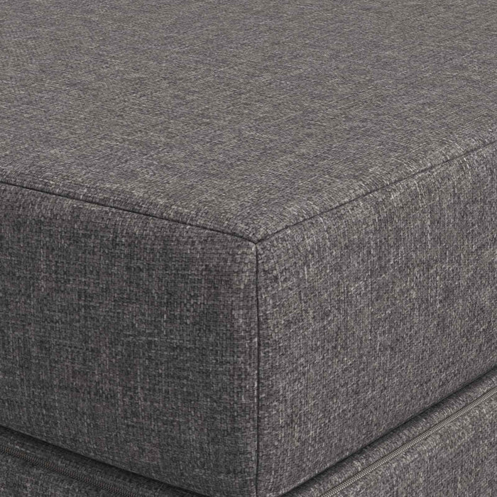 Canapea Pat Pliabilă 140 x 67 x 45 cm Gri deschis - WALTI WALTI