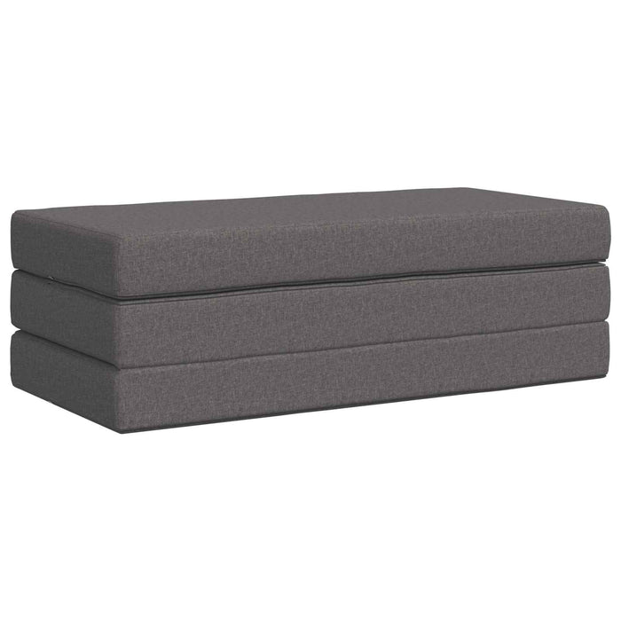 Canapea Pat Pliabilă 140 x 67 x 45 cm Gri deschis - WALTI WALTI
