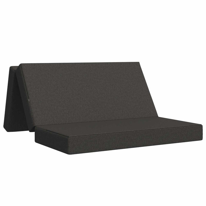 Canapea Pat Pliabilă 140 x 67 x 45 cm Gri închis - WALTI WALTI