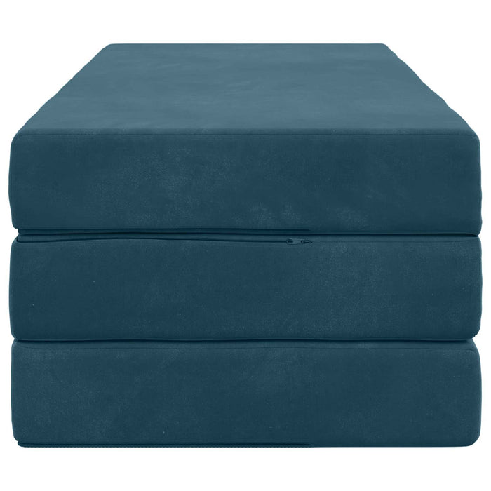 Canapea Pat Pliabilă 160 x 67 x 45 cm albastru - WALTI WALTI