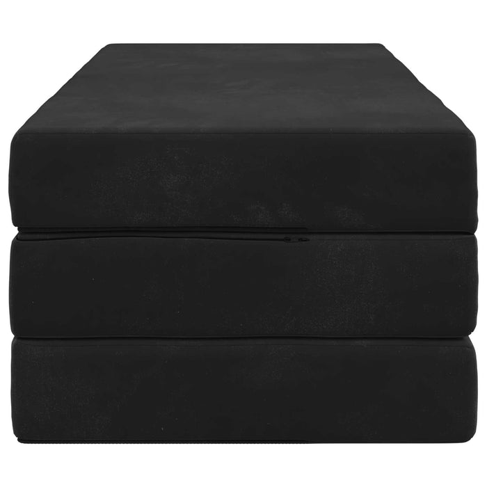 Canapea Pat Pliabilă 160 x 67 x 45 cm Negru - WALTI WALTI