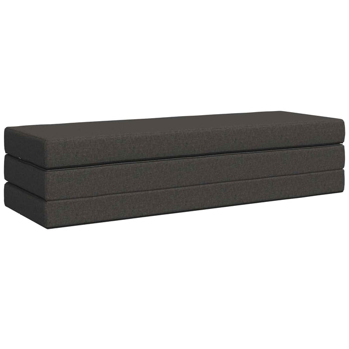 Canapea Pat Pliabilă 180 x 67 x 45 cm Gri închis - WALTI WALTI