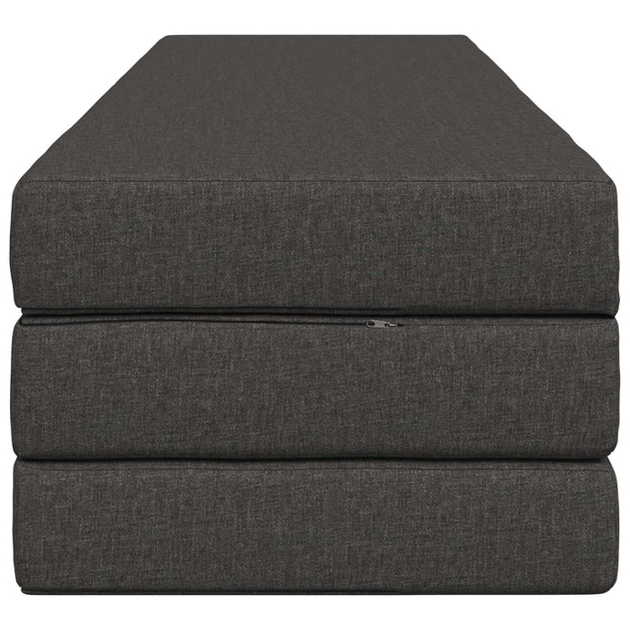 Canapea Pat Pliabilă 180 x 67 x 45 cm Gri închis - WALTI WALTI