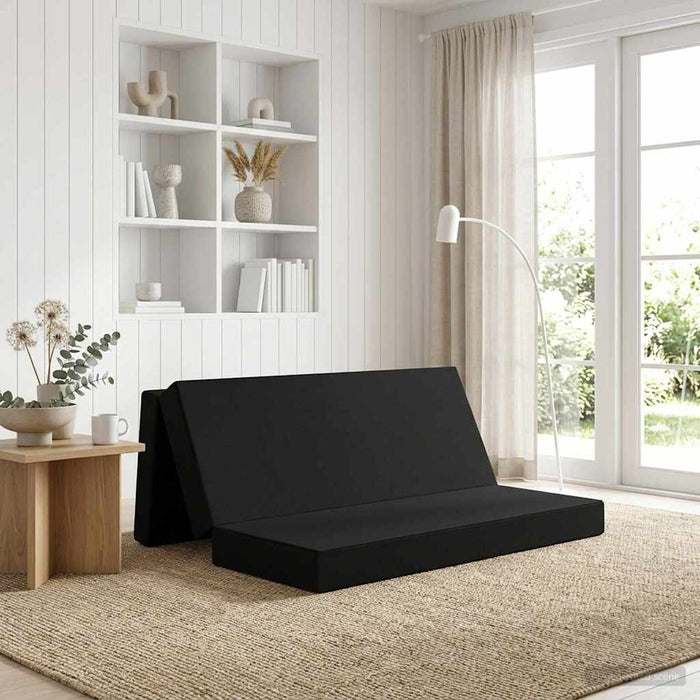 Canapea Pat Pliabilă 180 x 67 x 45 cm Negru - WALTI WALTI