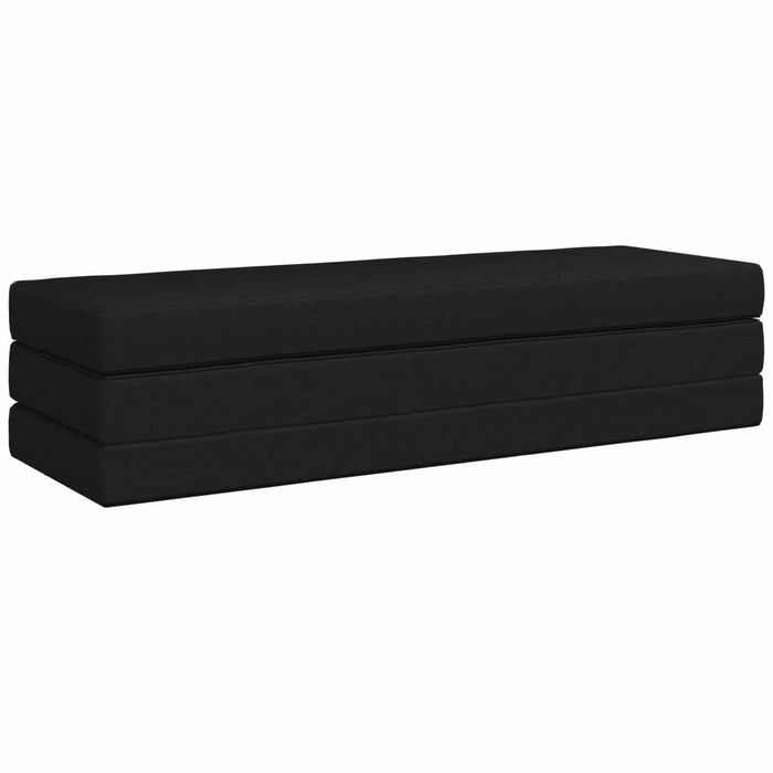 Canapea Pat Pliabilă 180 x 67 x 45 cm Negru - WALTI WALTI