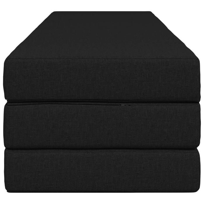 Canapea Pat Pliabilă 180 x 67 x 45 cm Negru - WALTI WALTI