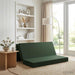 Canapea Pat Pliabilă 180 x 67 x 45 cm Verde închis - WALTI WALTI