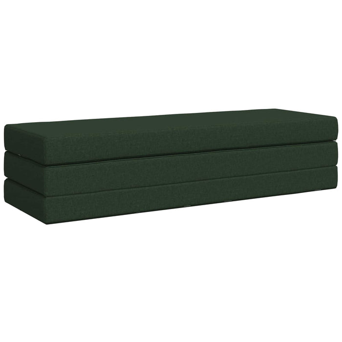 Canapea Pat Pliabilă 180 x 67 x 45 cm Verde închis - WALTI WALTI