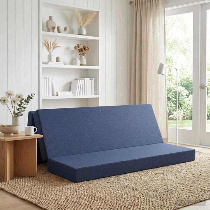 Canapea Pat Pliabilă 180 x 67 x 45 cm albastru - WALTI WALTI