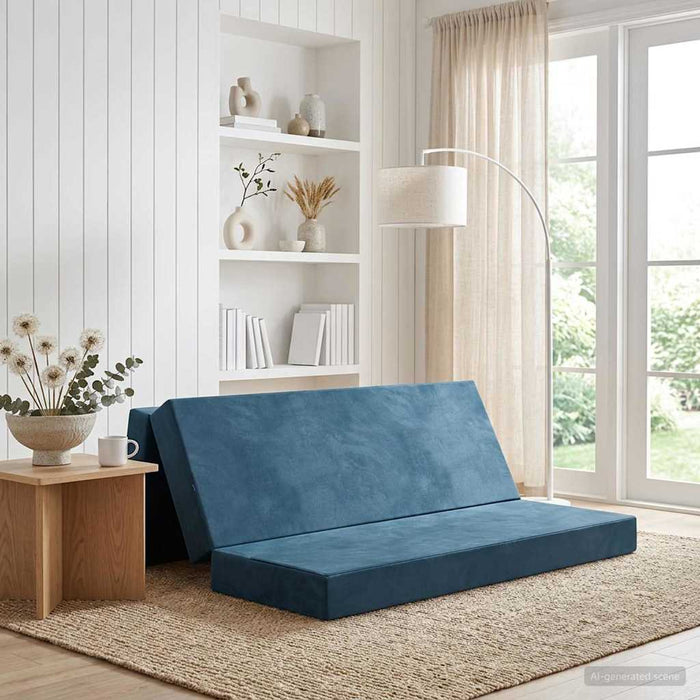 Canapea Pat Pliabilă 180 x 67 x 45 cm albastru - WALTI WALTI