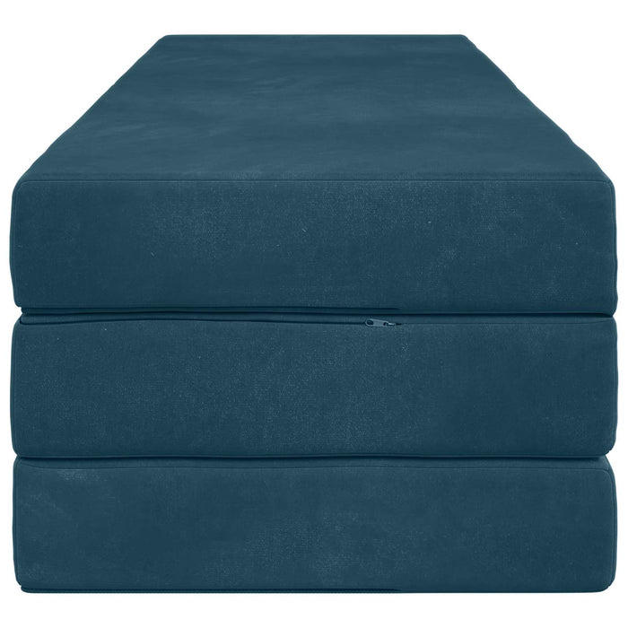 Canapea Pat Pliabilă 180 x 67 x 45 cm albastru - WALTI WALTI