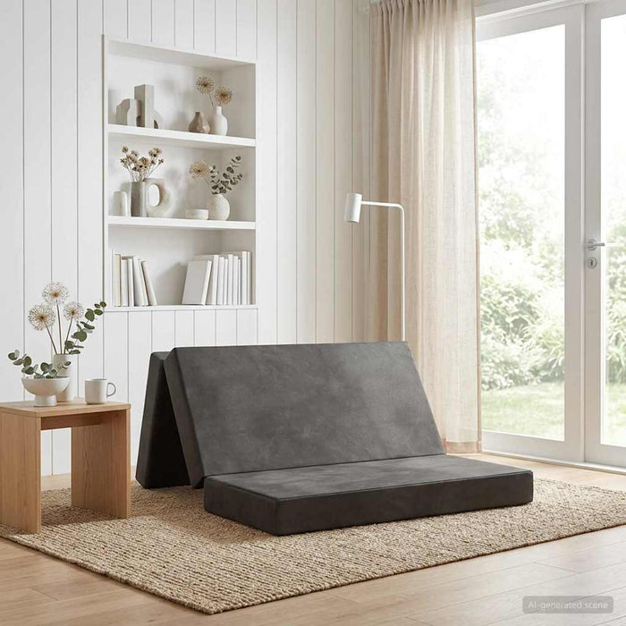Canapea Pat Pliabilă 180 x 67 x 45 cm Gri deschis - WALTI WALTI