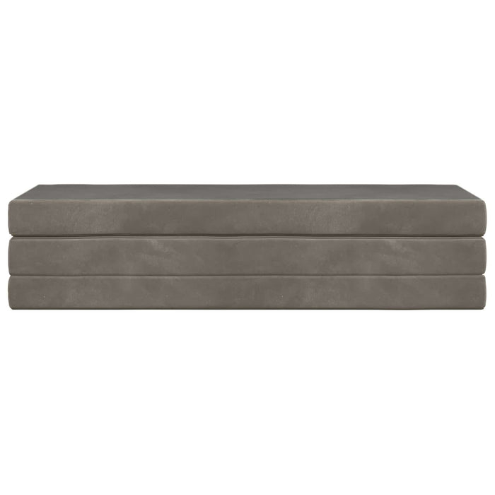 Canapea Pat Pliabilă 180 x 67 x 45 cm Gri deschis - WALTI WALTI