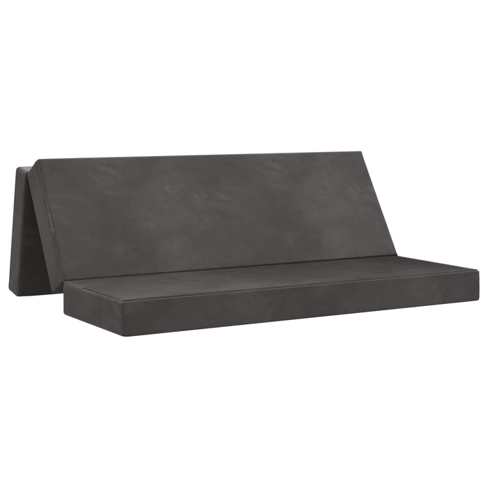 Canapea Pat Pliabilă 180 x 67 x 45 cm Gri închis - WALTI WALTI