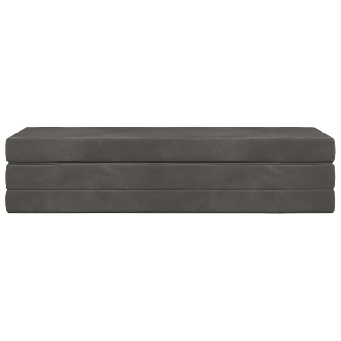 Canapea Pat Pliabilă 180 x 67 x 45 cm Gri închis - WALTI WALTI