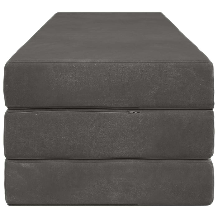 Canapea Pat Pliabilă 180 x 67 x 45 cm Gri închis - WALTI WALTI