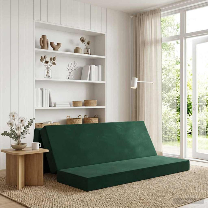 Canapea Pat Pliabilă 180 x 67 x 45 cm Verde închis - WALTI WALTI