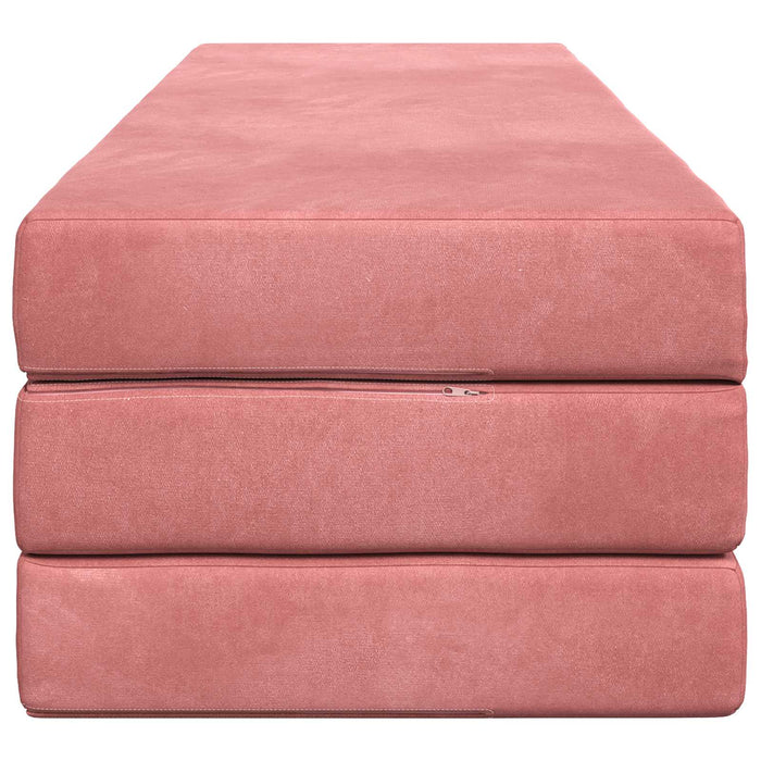 Canapea Pat Pliabilă 180 x 67 x 45 cm Roz - WALTI WALTI